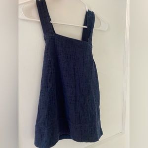 Madewell knitted tank with crossed back